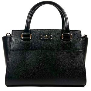 NWOT RRP $329 Kate Spade Black  Grove Street Small Lana Satchel